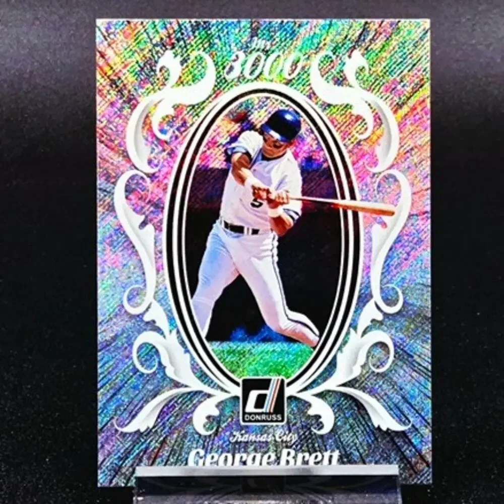 George Brett Mr. 3000 Cooperstown Rapture Pink Ice Prizm Kansas City Royals Star